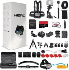 Go Pro HERO Compact - Waterproof Action Camera + 50 In 1 Accessory Bundle + More